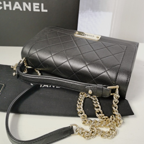 Chanel Caviar Label Click Flap Bag - Picture 8 of 10